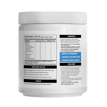 Wellcore - Pure Micronised Creatine Monohydrate (307g, 83 Servings) Combo 307gm x 2 pack