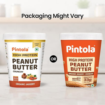PINTOLA High Protein Peanut Butter Chocolate Flavour Creamy 1kg, Added WHEY Protein, 30g Protein 6.2g Fiber, Gluten Free, Zero Trans Fat, Dark Chocolate Peanut Butter Spread, Nut Butter Bread Snacks
