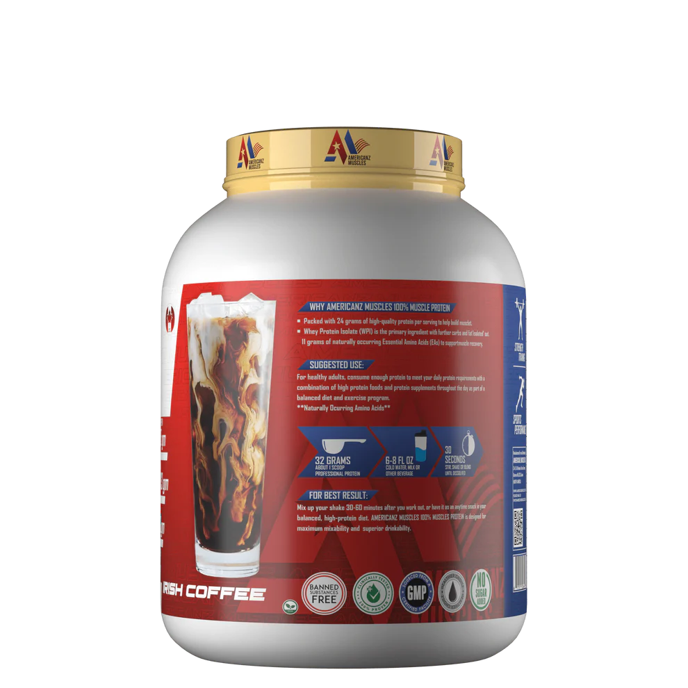 Americanz Muscles Professional Protein, 2.27 kg (5 lb), Triple Chocolate /coconut ice-cream