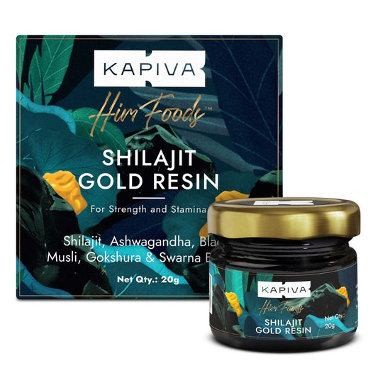 Kapiva Shilajit Gold Resin - 20g | 100% Ayurvedic | For men