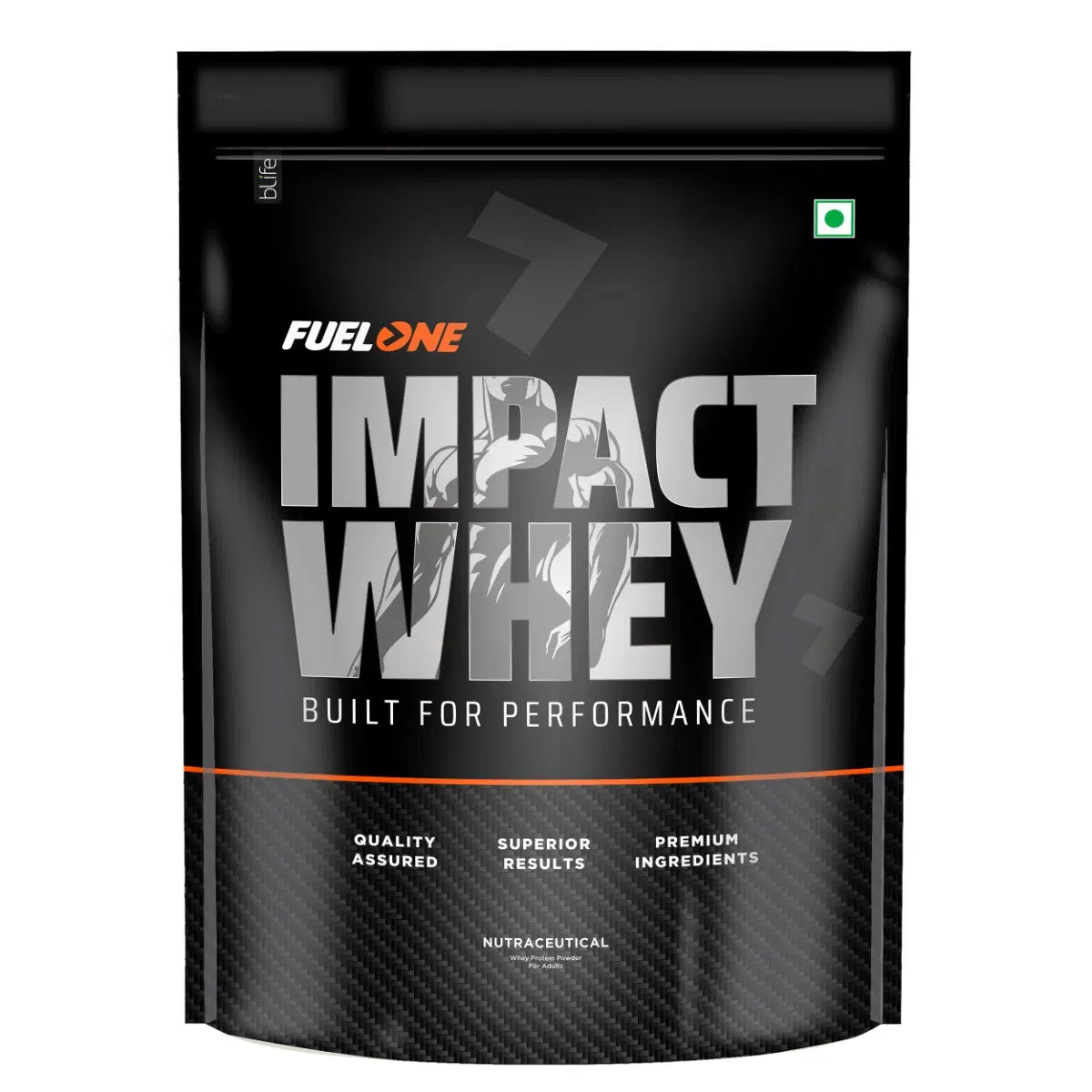 FUELONE Impact Whey Protein Powder, Cold Coffee (1kg / 2.2lbs) | 23g Protein per Scoop
