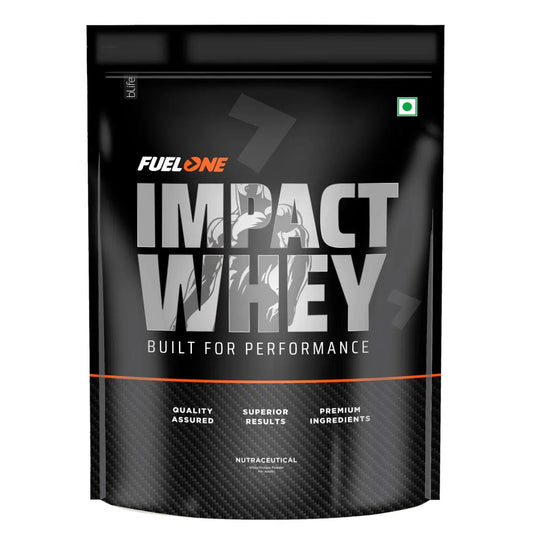 FUELONE Impact Whey Protein Powder, Cold Coffee (1kg / 2.2lbs) | 23g Protein per Scoop